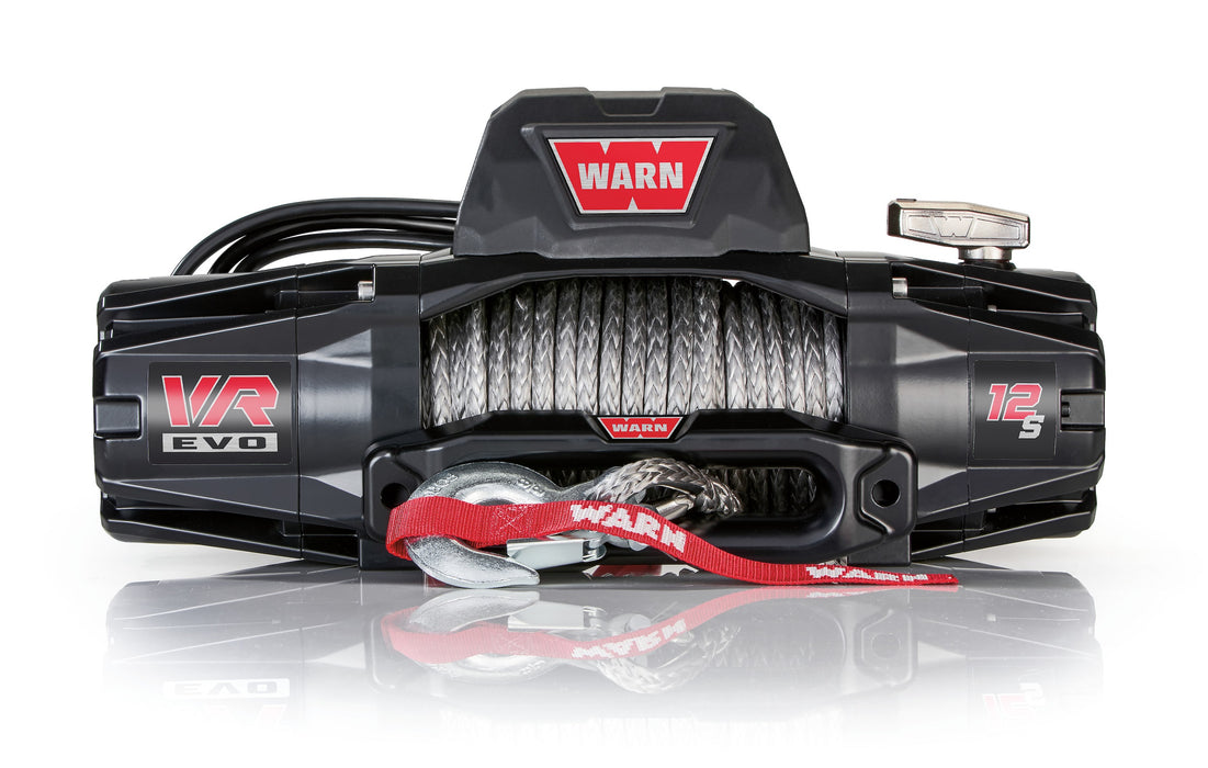 WARN 103255 VR EVO 12-S Truck, Jeep, SUV Winch, 12,000 lb, Synthetic Rope