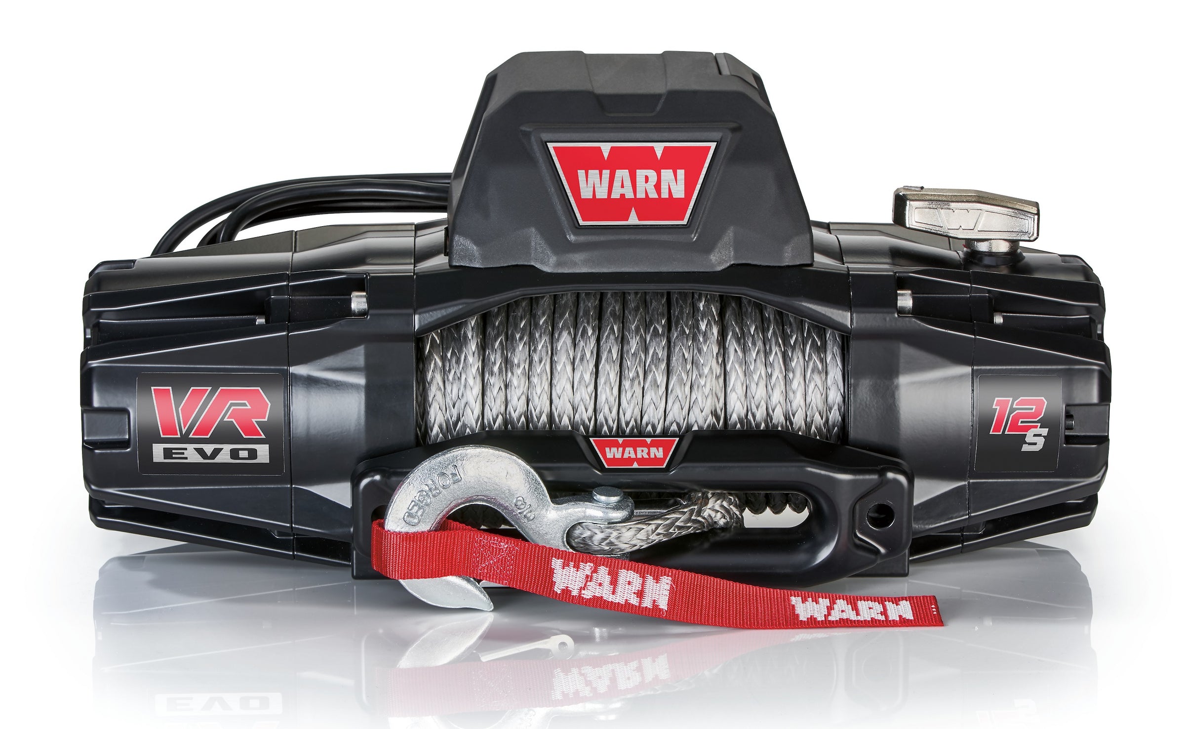 WARN 103255 VR EVO 12-S Truck, Jeep, SUV Winch, 12,000 lb, Synthetic R ...