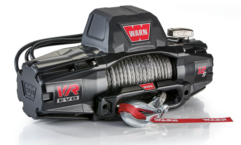 WARN 103255 VR EVO 12-S Truck, Jeep, SUV Winch, 12,000 lb, Synthetic Rope