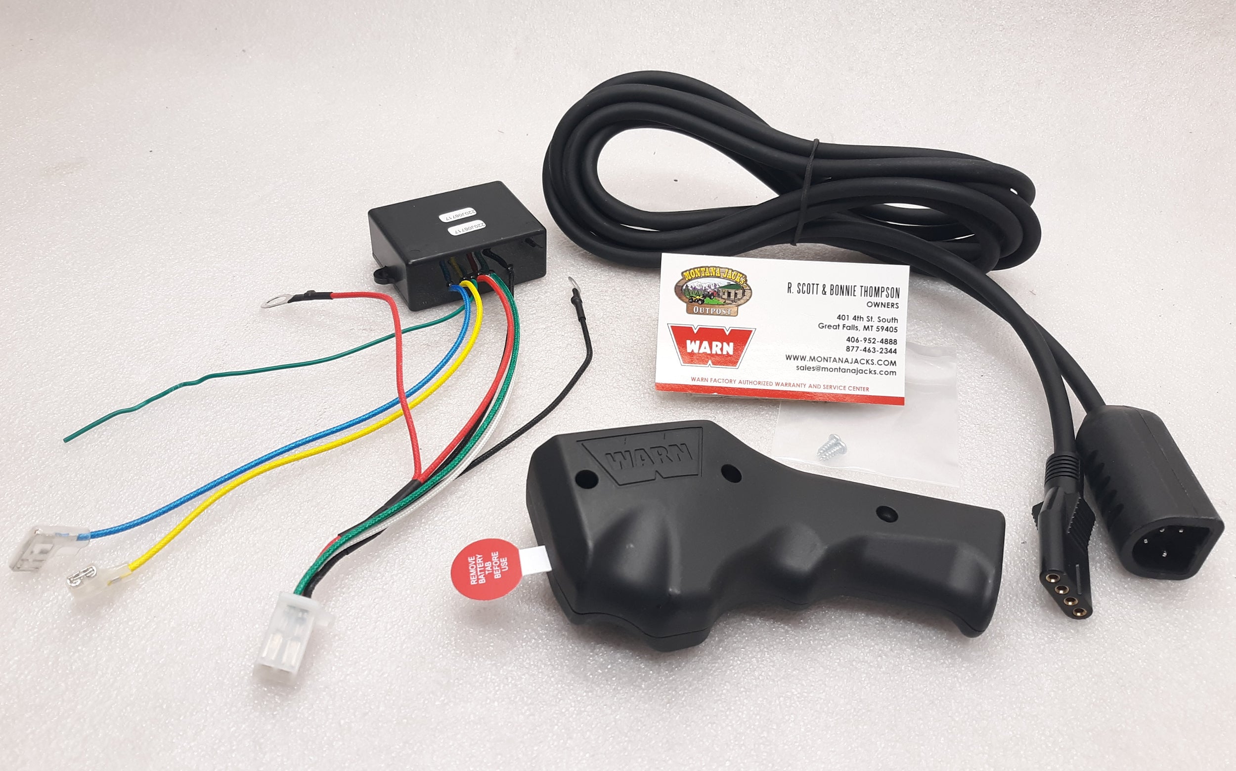 WARN 104218 Remote Control for EVO USE 109470 — Montana Jacks Outpost