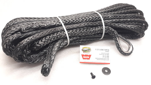 WARN 104232 Synthetic Rope Kit for EVO Winches, 3/8" x 90'