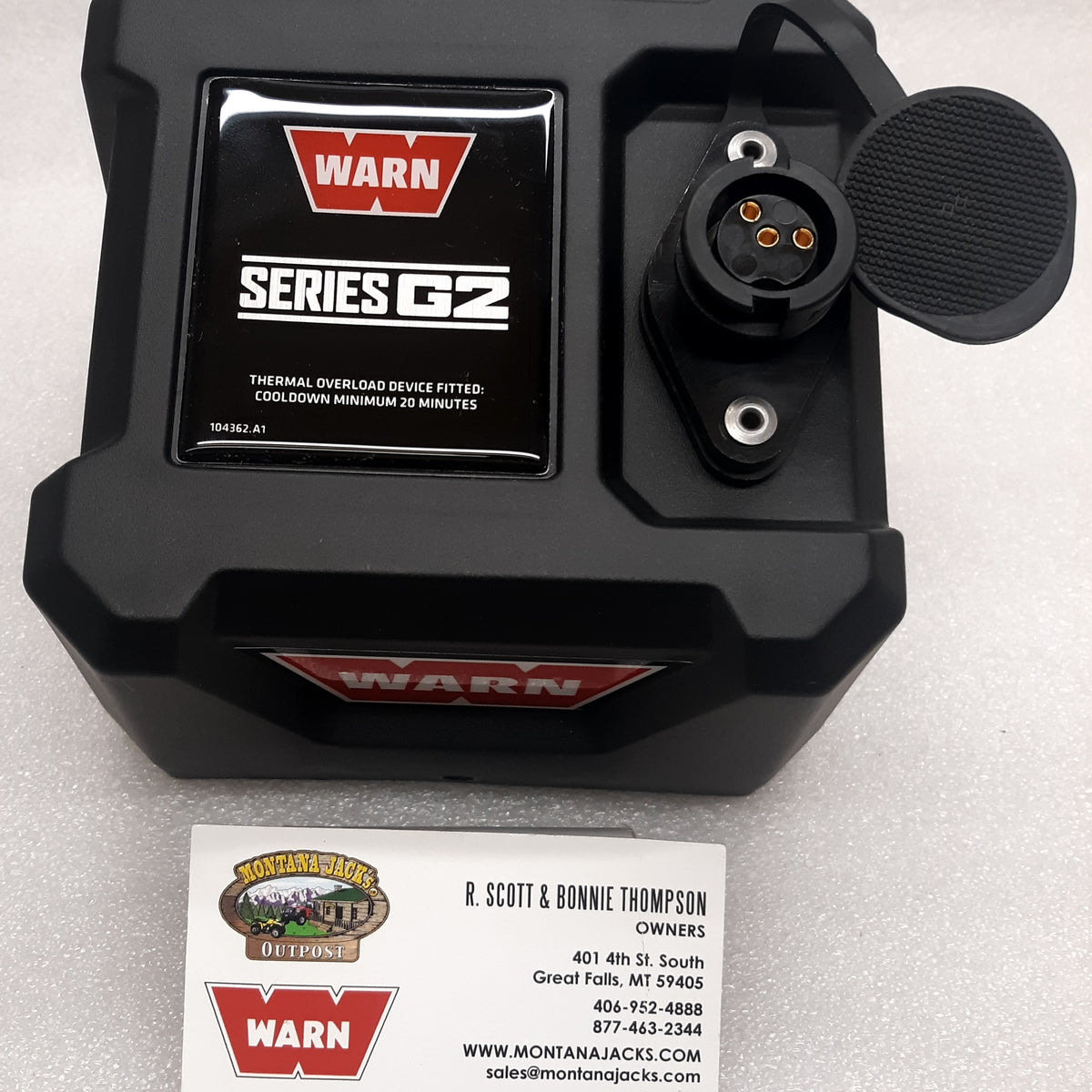 WARN 104629 Control Pack Cover for G2 Electric Winches — Montana