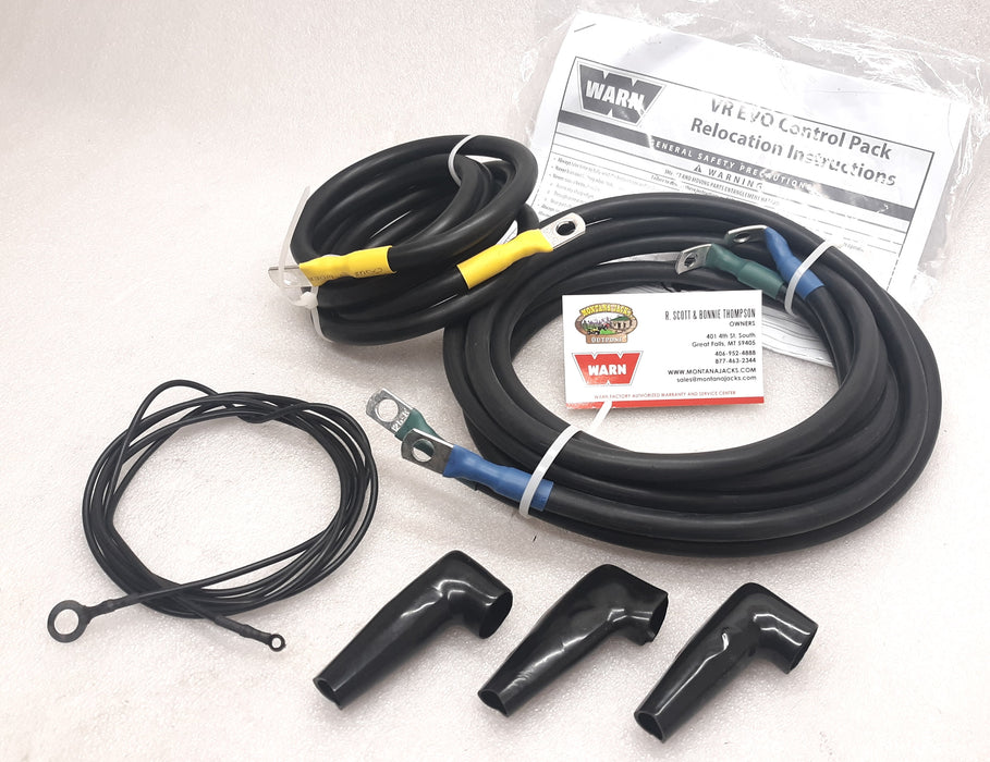 WARN 106011 Winch Control Pack Relocation Kit for EVO Series - 78" (long kit)