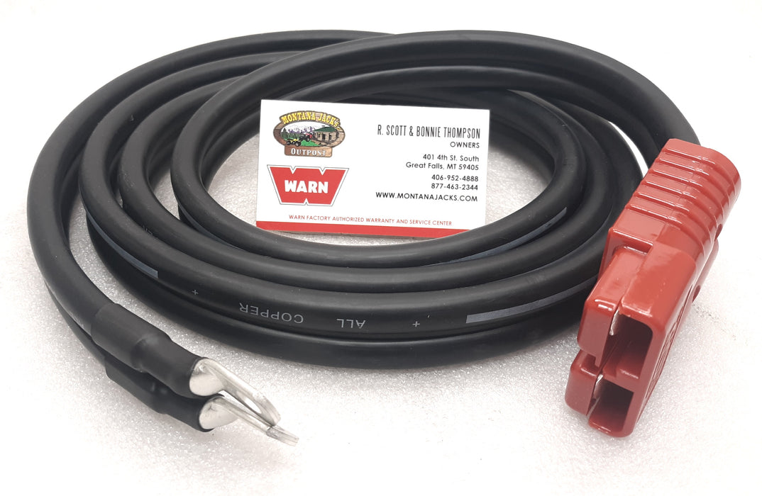 WARN 106077 Quick Connect Power Cable 90" 2 gauge