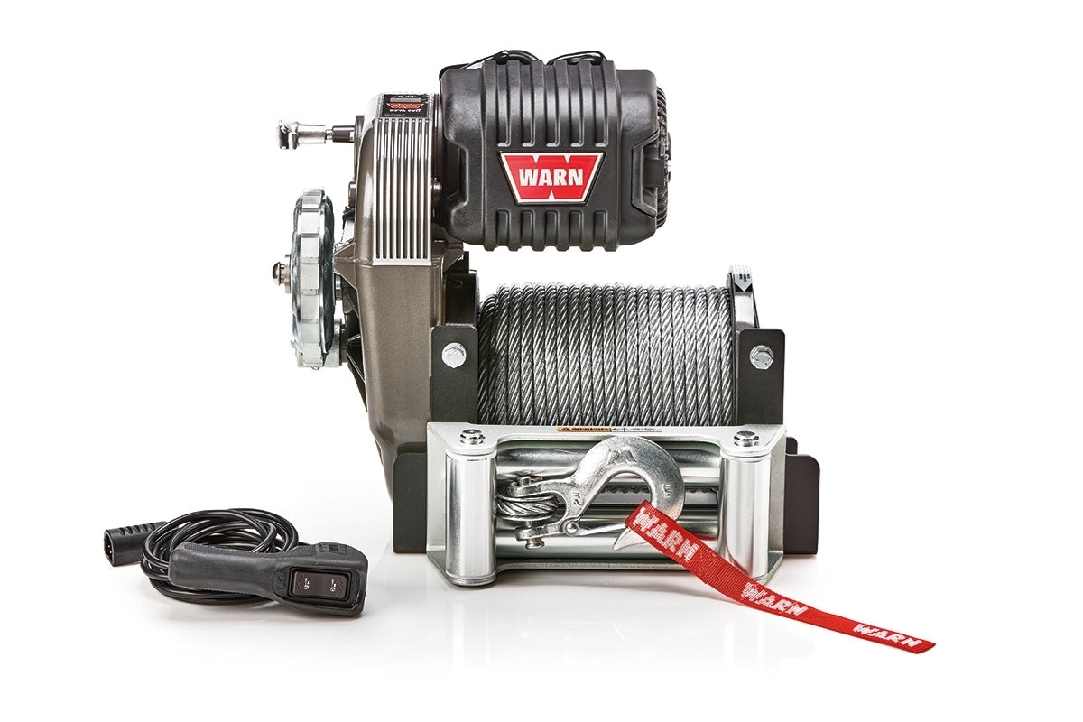 WARN 106170 M8274 10,000 lb. Truck/Jeep/SUV Winch, Steel Cable