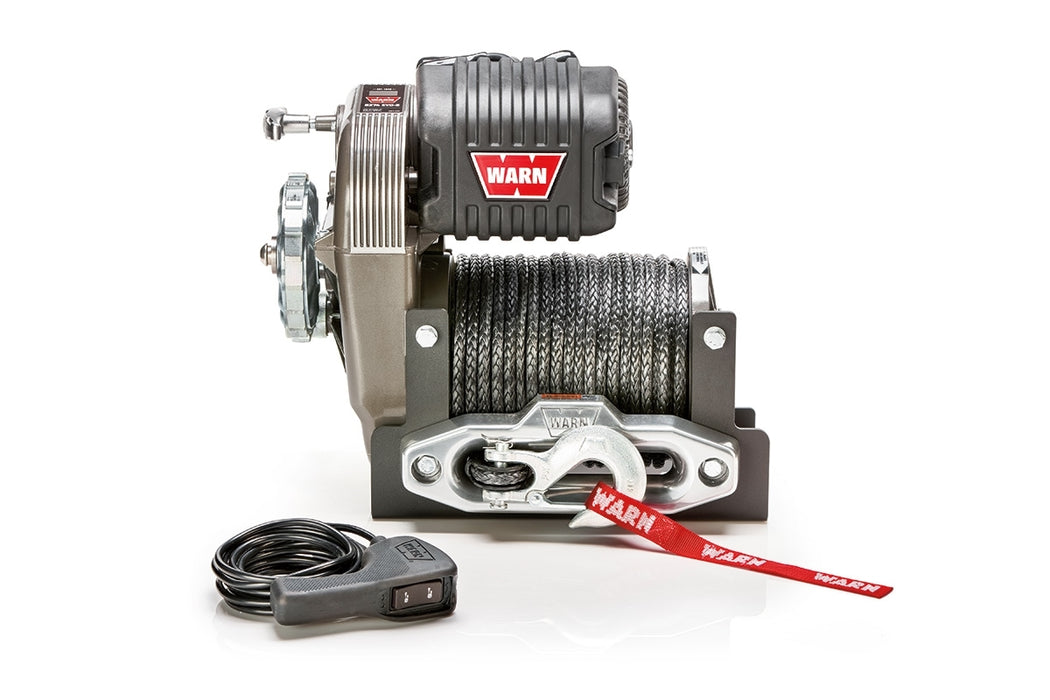 WARN 106175 M8274-S 10,000 lb. Truck/Jeep/SUV Winch, Synthetic Rope