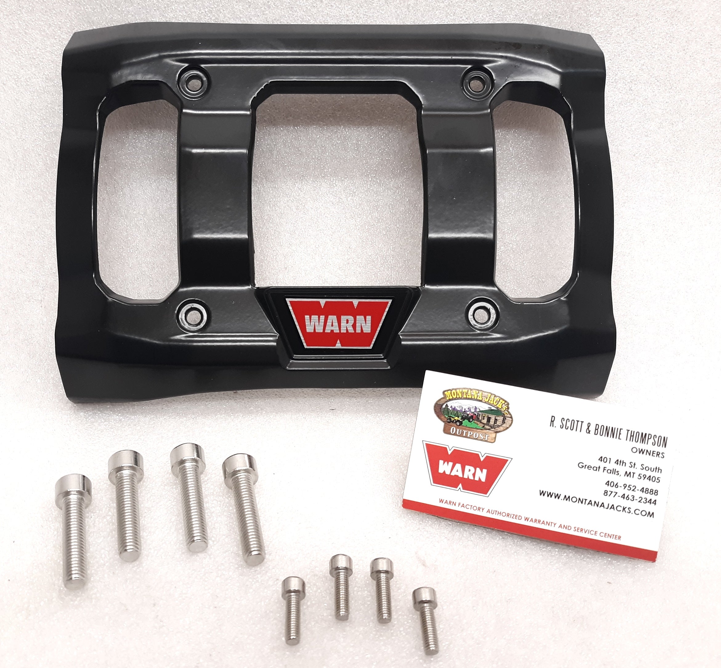 WARN 106524 Winch Tie Plate for VR EVO — Montana Jacks Outpost