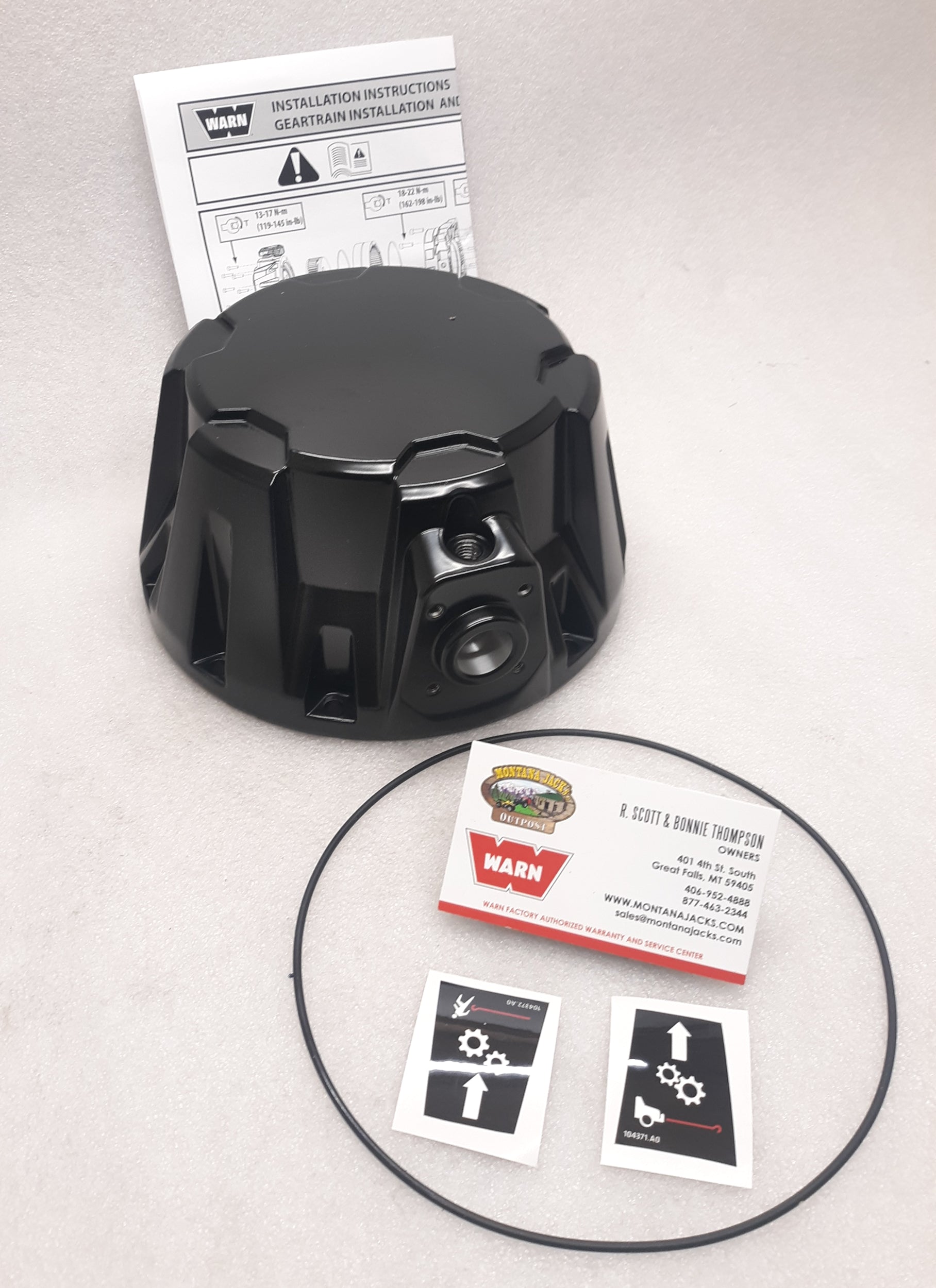 WARN 107026 Gear End Housing for G2 Industrial Winch, Hydraulic