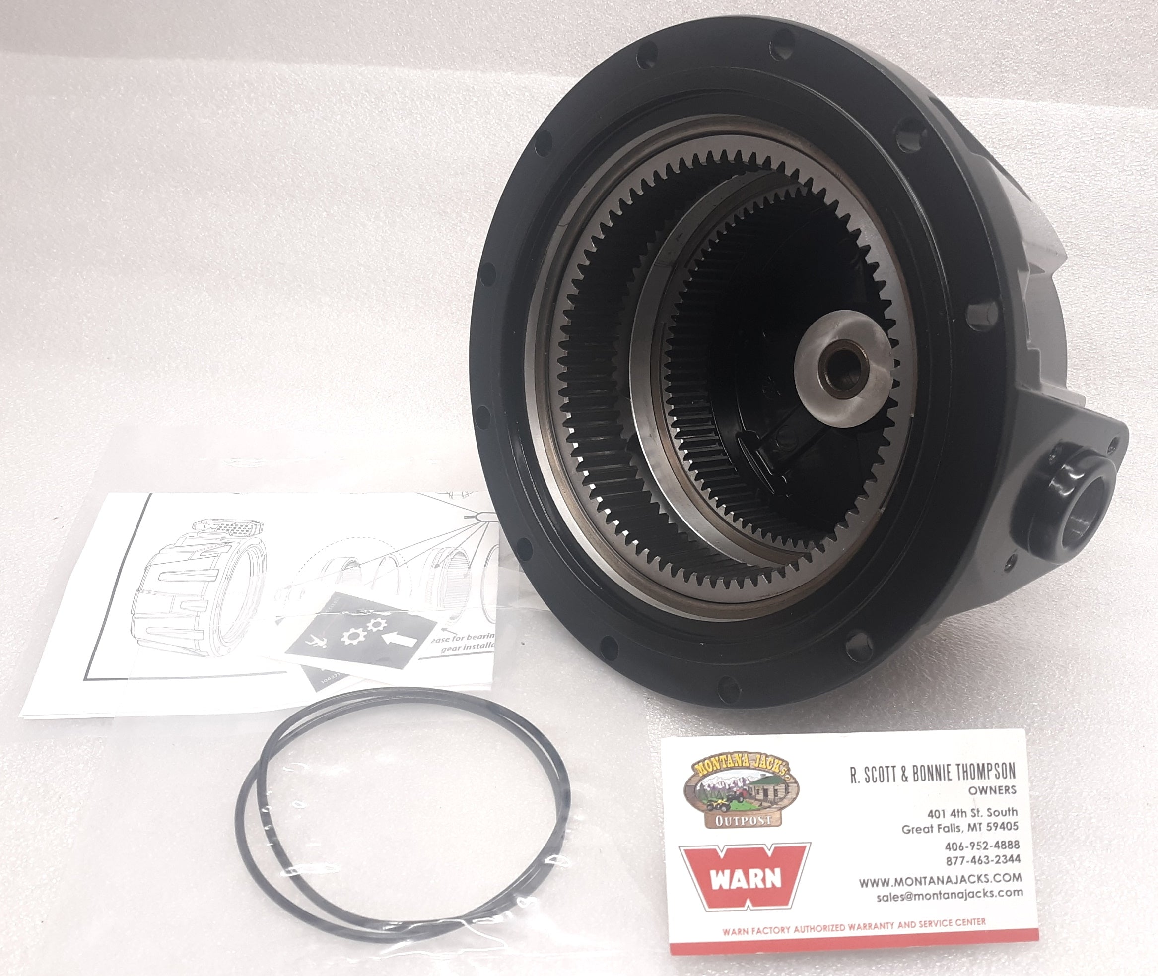 WARN 107027 Winch Gear End Housing for G2 Electric — Montana Jacks