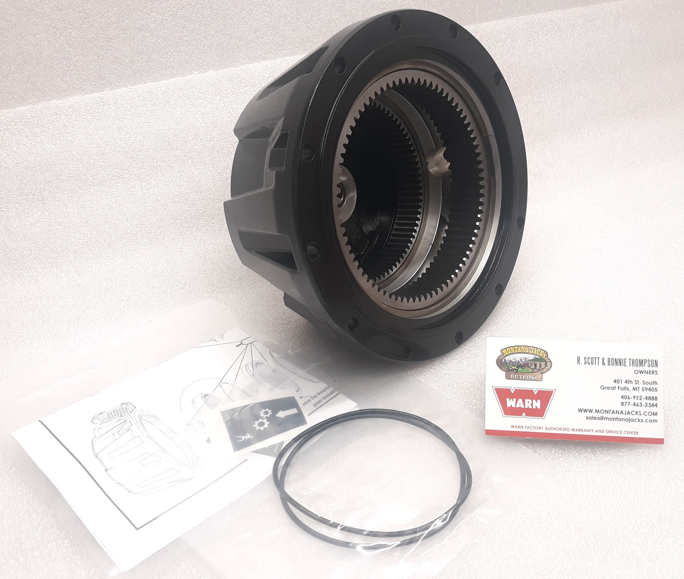 WARN 107027 Winch Gear End Housing for G2 Electric — Montana Jacks