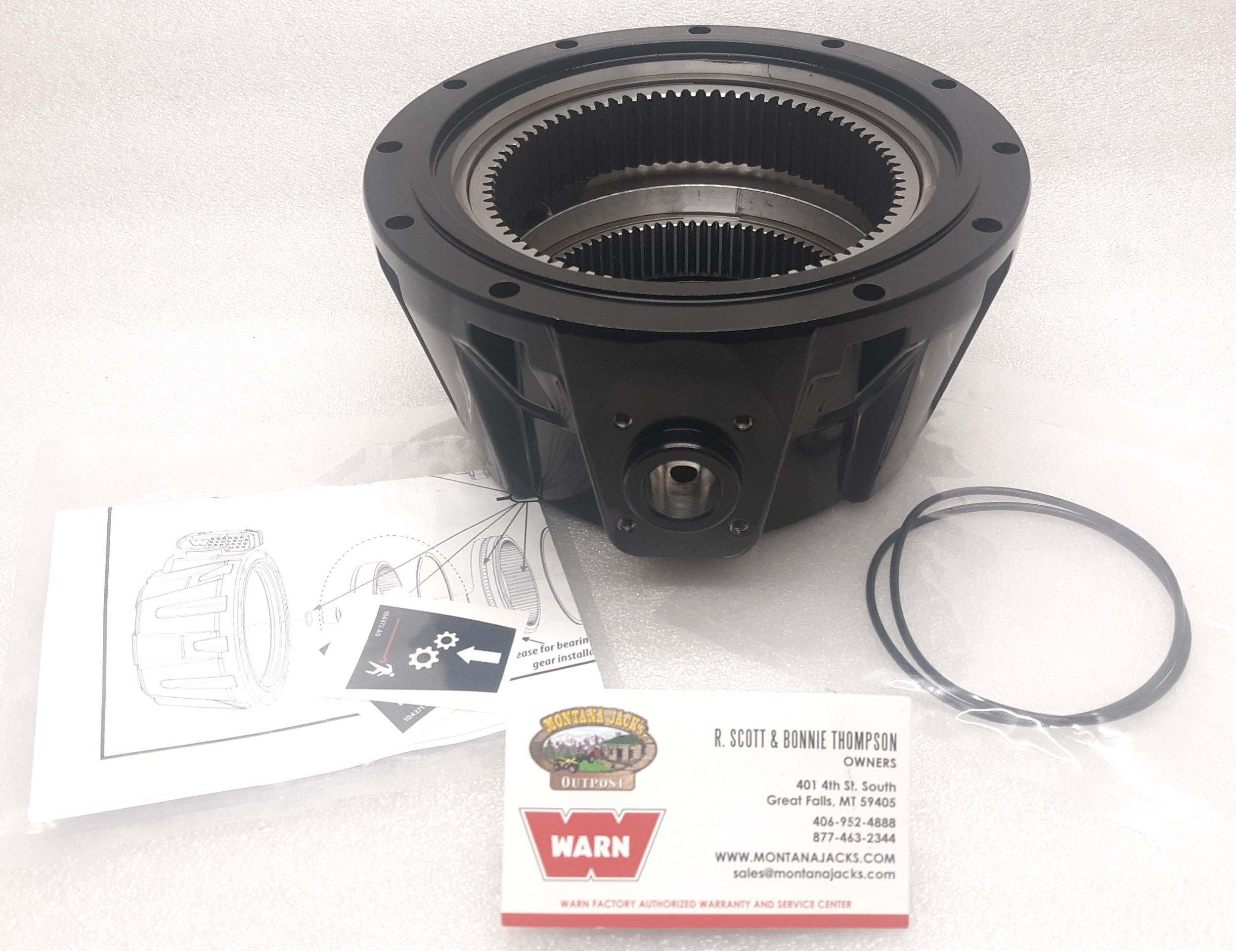 WARN 107027 Winch Gear End Housing for G2 Electric — Montana Jacks