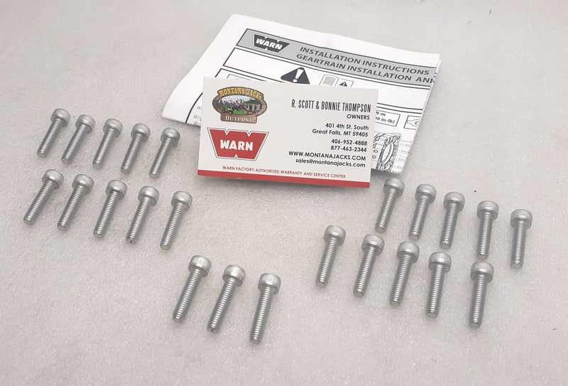 WARN 107032 Gear Housing Bolt Kit for G2 Industrial Winch