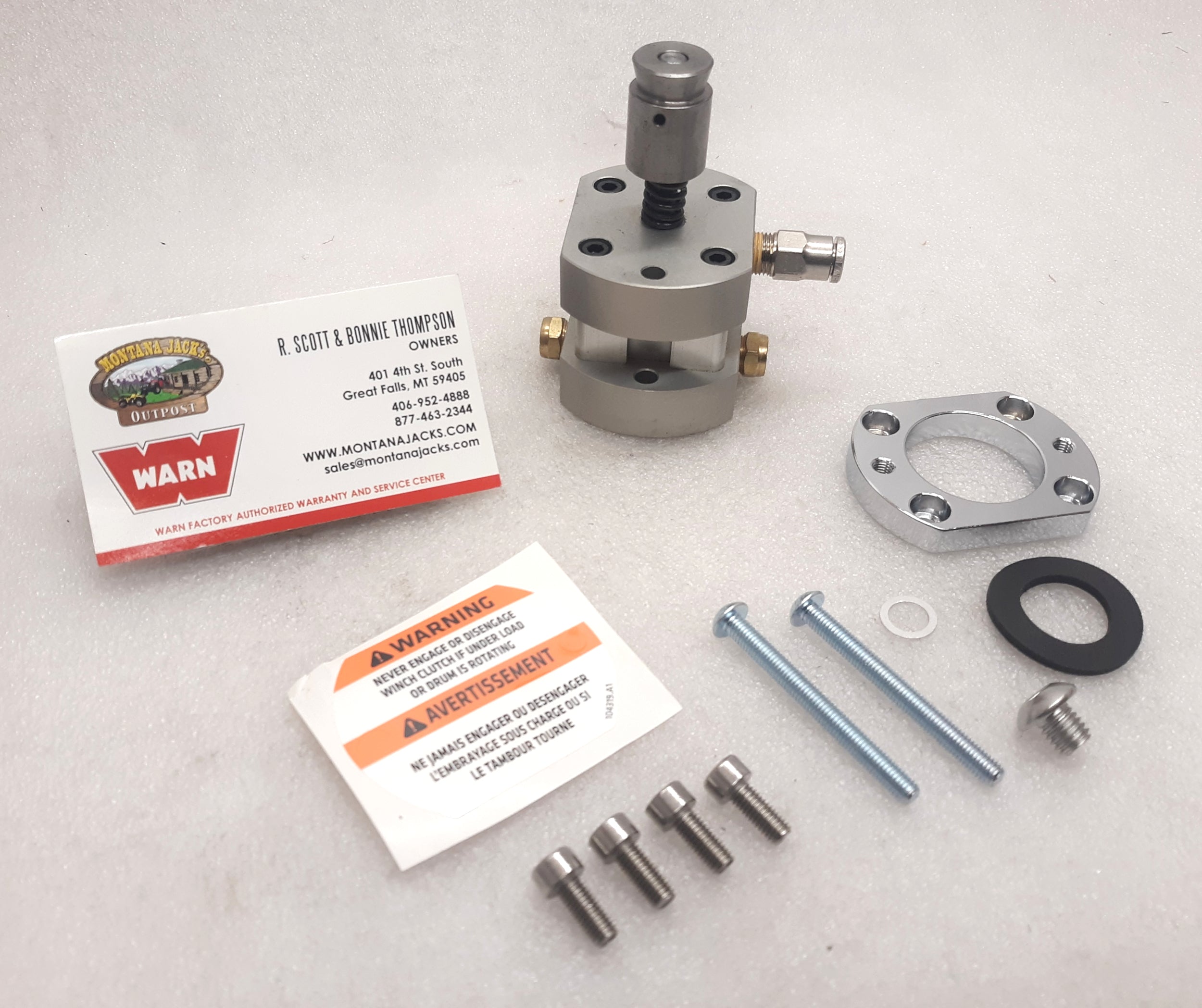 WARN 107038 Air Clutch Kit for G2 Industrial Winches — Montana