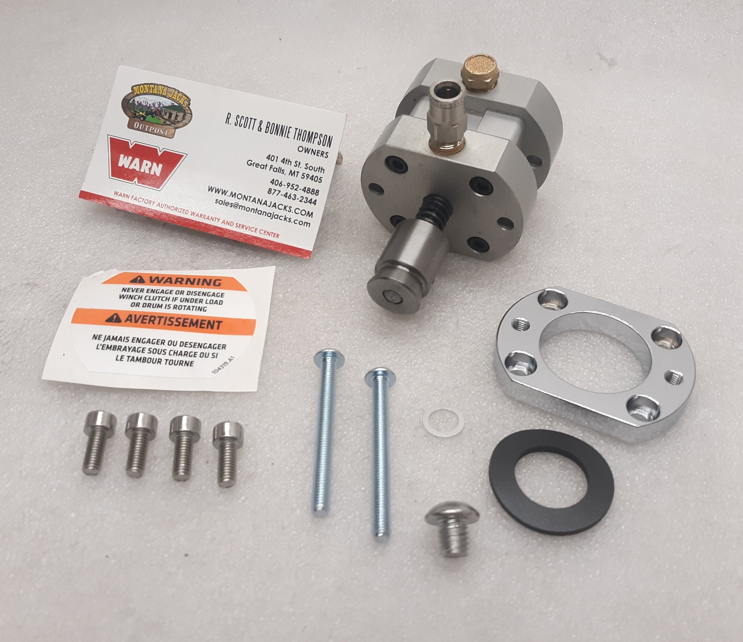 WARN 107038 Air Clutch Kit for G2 Industrial Winches — Montana