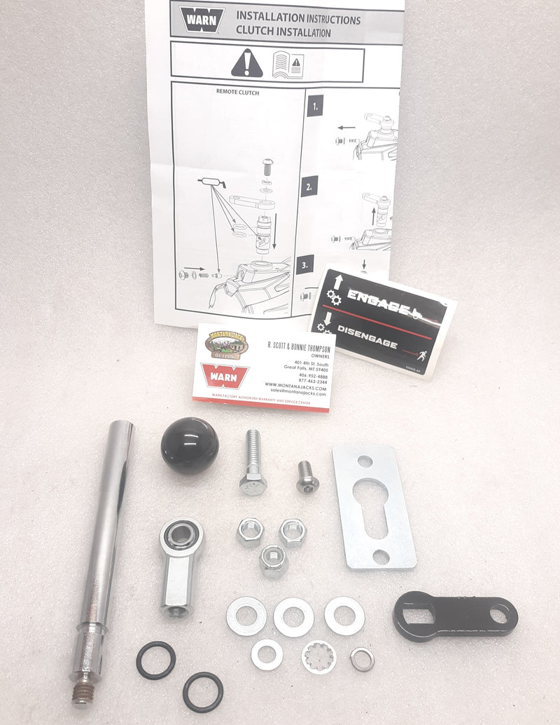 WARN 107040 Mechanical Remote Clutch Kit for G2 Winches