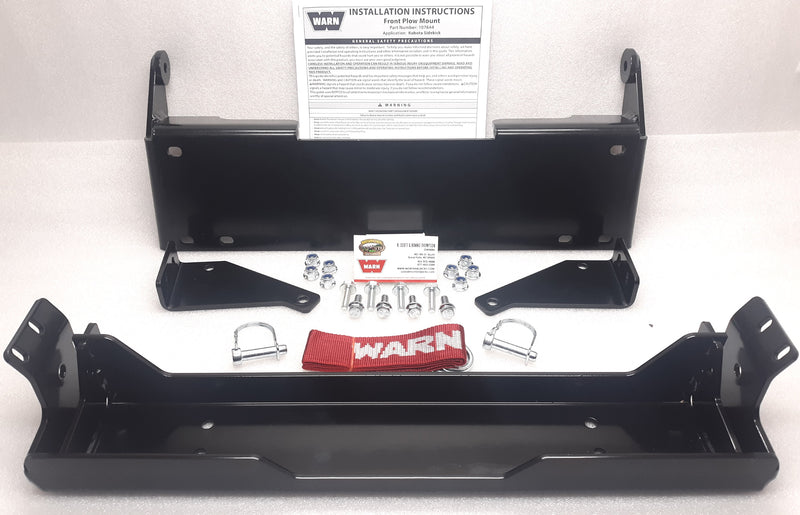 WARN 107644 UTV Front Plow Mount for '18-22 Kubota Sidekick