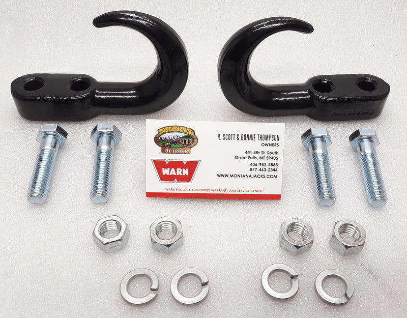 WARN 13230P Tow Hook, Pair