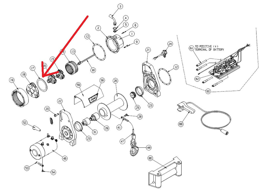 WARN M12000 Truck Winch Parts — Montana Jacks Outpost