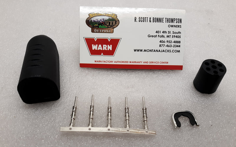WARN 14469 Remote Plug Repair Kit, for winches with "D" shaped socket