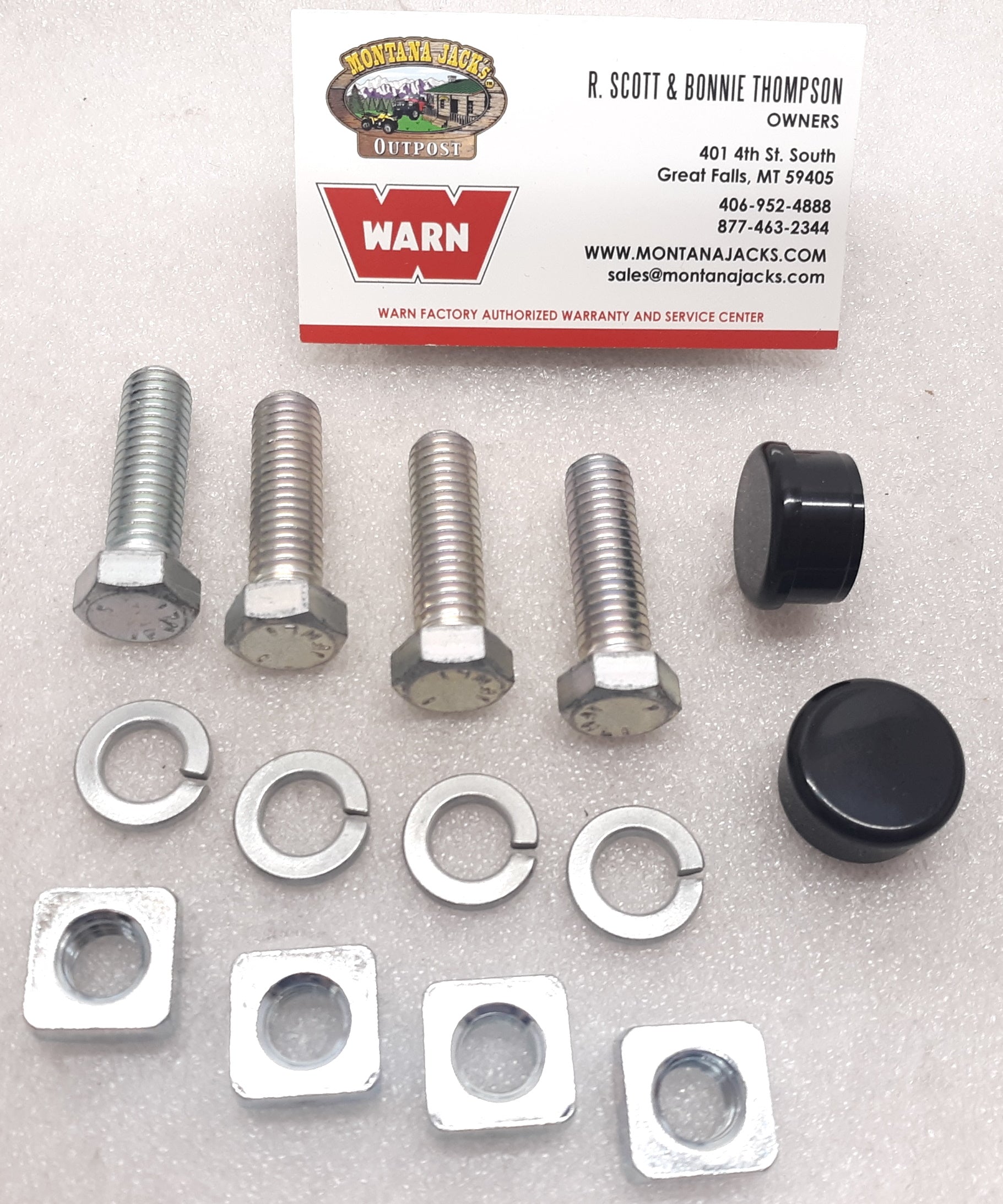 WARN 15806 Hardware Package, M8274-50, FREE SHIPPING! — Montana