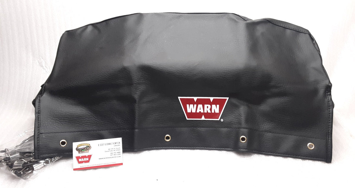 WARN 18250 Soft Winch Cover - Protective Cover With Bungee Cord For 9.5ti And XD9000i Winches