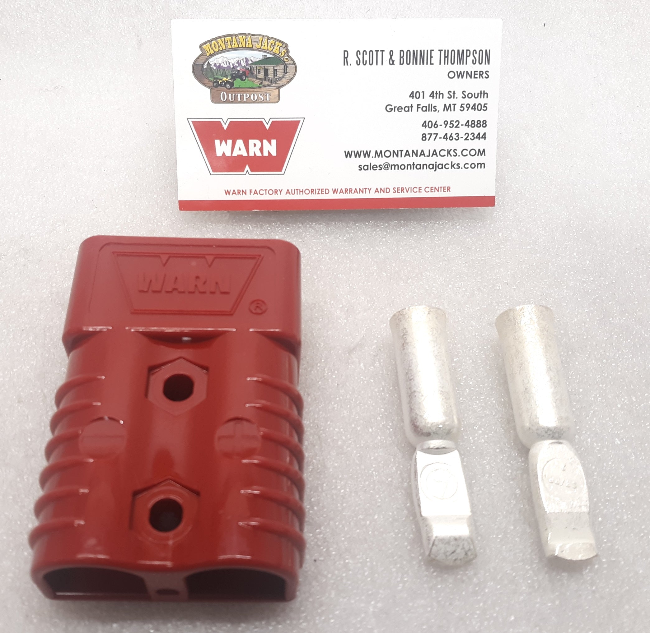 WARN 22680-S Quick Connect Plug, 175 amp for 2-4 ga. Cable, SINGLE