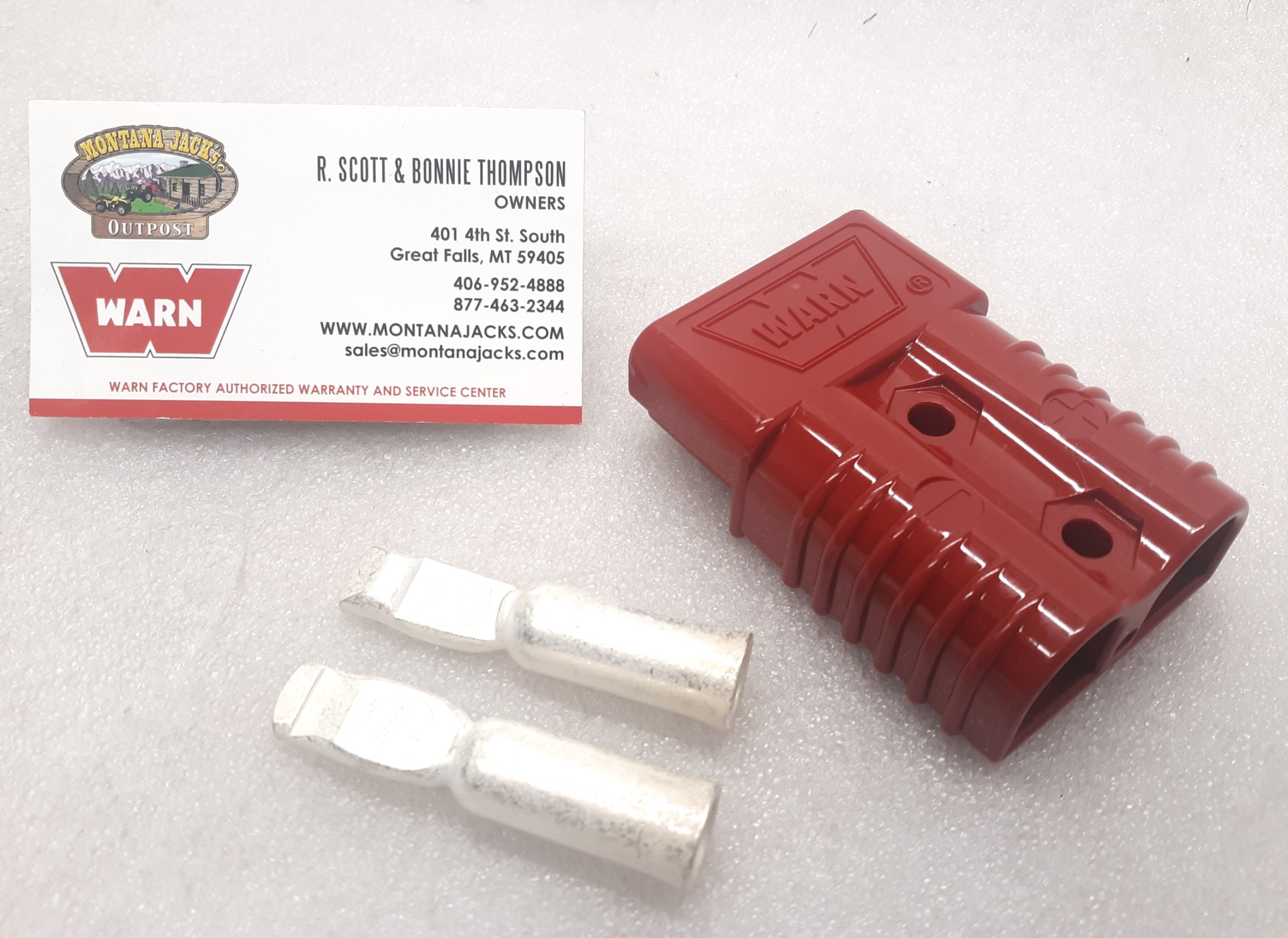 WARN 22680-S Quick Connect Plug, 175 amp for 2-4 ga. Cable, SINGLE