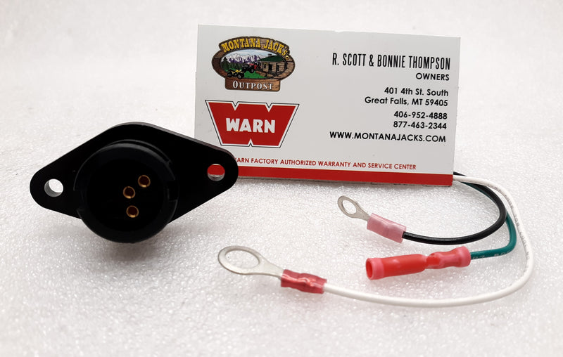 WARN 31505 Remote Control Socket for Series Industrial Winch, DC Hoists