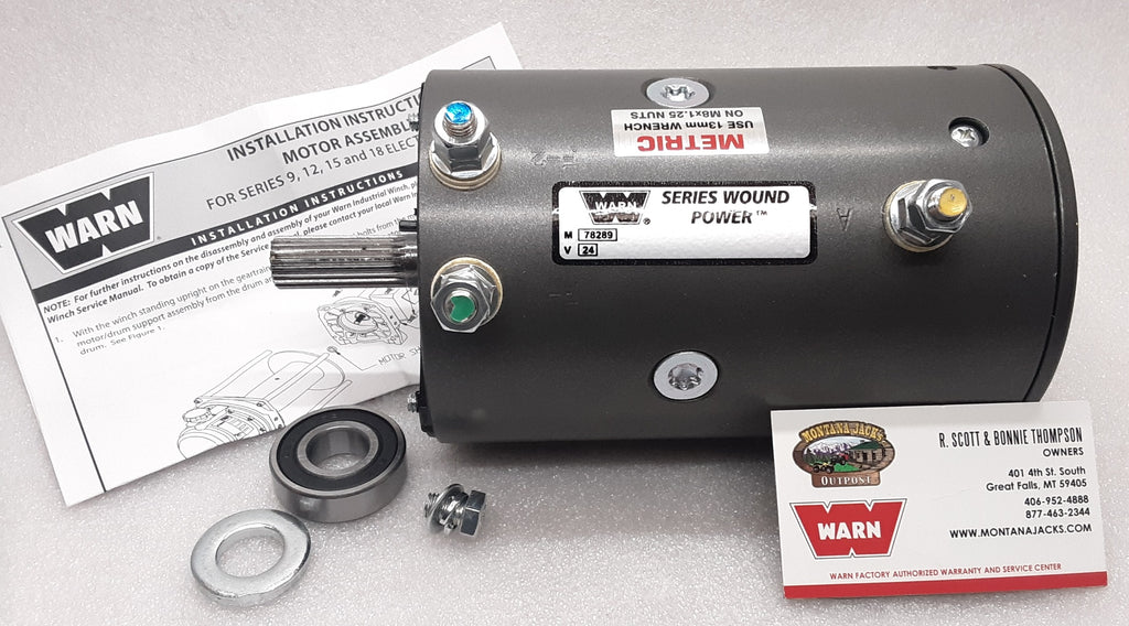 WARN 31682 Hoist Motor, 24v for DC3000 Electric, FREE SHIPPING