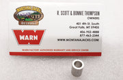 WARN 31806 Aluminum Spacer 3/8 OD x 1/4 ID x 1/2