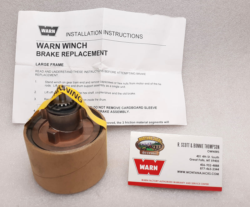 WARN 32456 Large Piloted Brake Assembly for 16.5ti, M12, M15, DC2500 & others