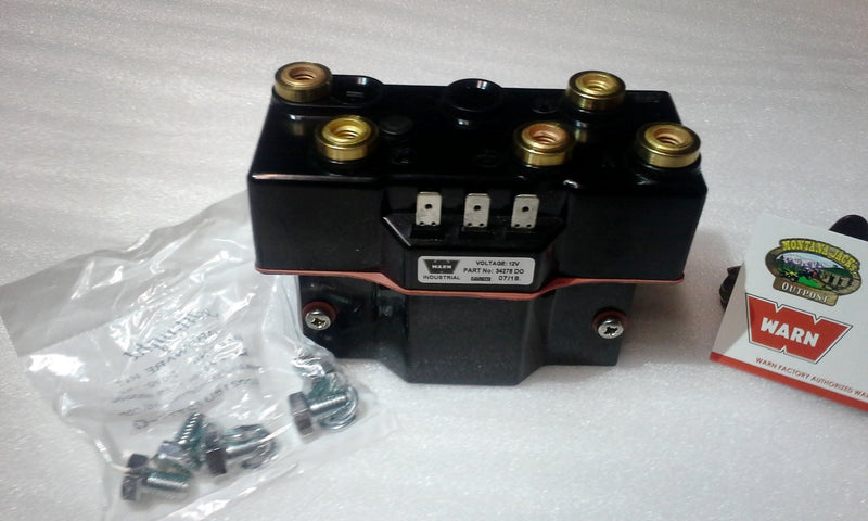 WARN 34969 Hoist Contactor, 12 volt, for DC2000, DC3000, DC4000
