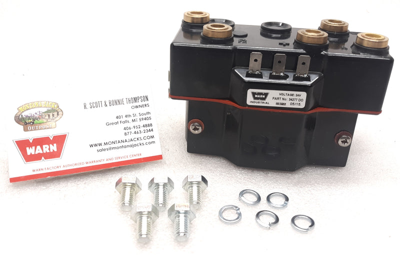 WARN 34970 Contactor for DC2000, DC3000, DC4000 Hoist, 24v Series Wound