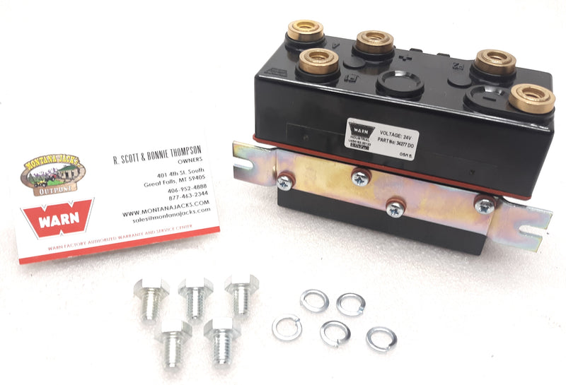 WARN 34970 Contactor for DC2000, DC3000, DC4000 Hoist, 24v Series Wound