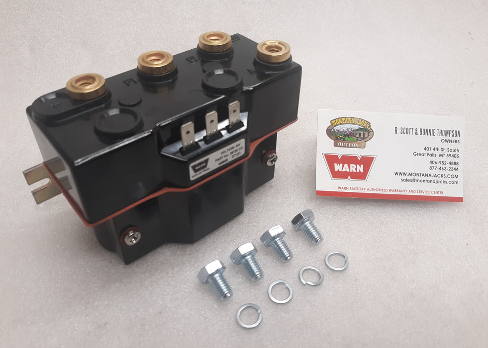 WARN 34972 Contactor for Series Industrial Winch, 24 volt, without bra ...