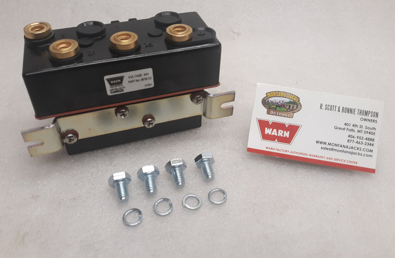 WARN 34972 Contactor for Series Industrial Winch, 24 volt, without bracket