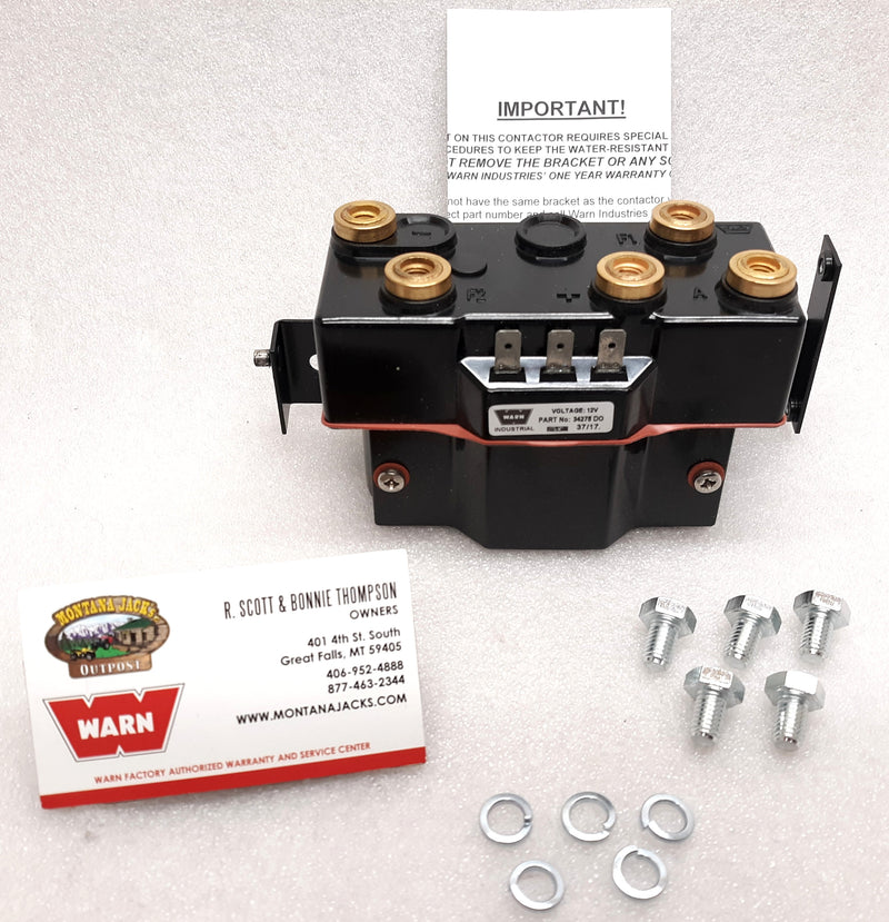 WARN 34975 Contactor for DC2000-MF Series Wound Motor, 12 volt