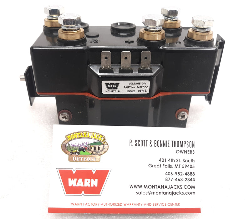WARN 34976 Contactor for DC2000-MF, DC3000-LF, DC4000 Series Wound Motor, 24 volt