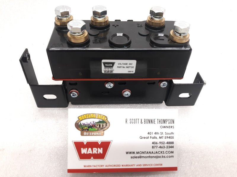 WARN 34976 Contactor for DC2000-MF, DC3000-LF, DC4000 Series Wound Motor, 24 volt