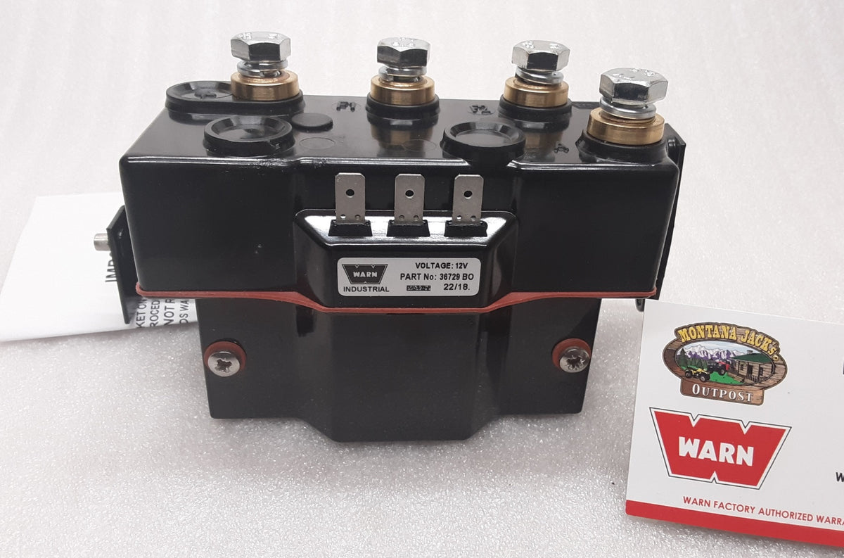 WARN 34977 Winch Contactor 12v, for Series 9, 12, 15 Industrial