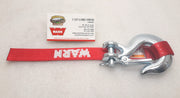 WARN 39557 5/16 Inch Winch Hook with Spring Gate & Safety Strap