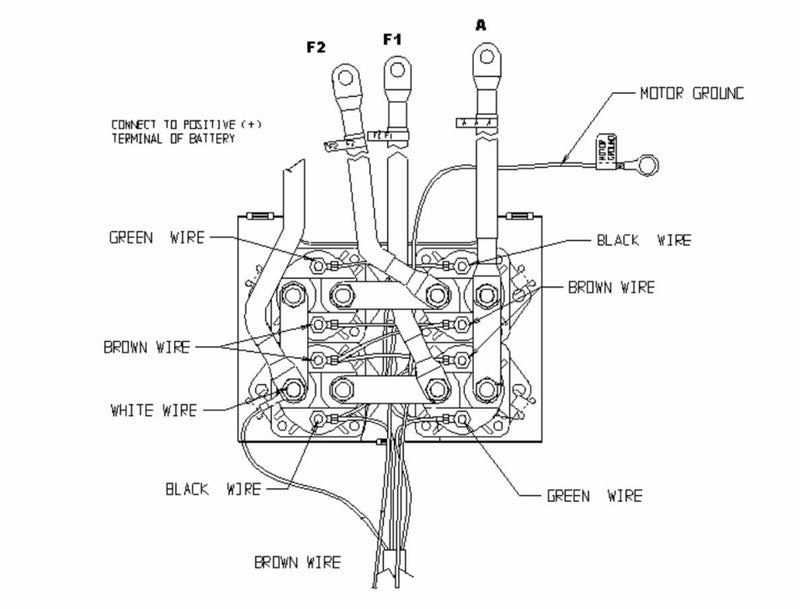 WARN 5 wire winch control diagram