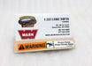 WARN 62074 Fairlead Warning Label, Hawse/Roller