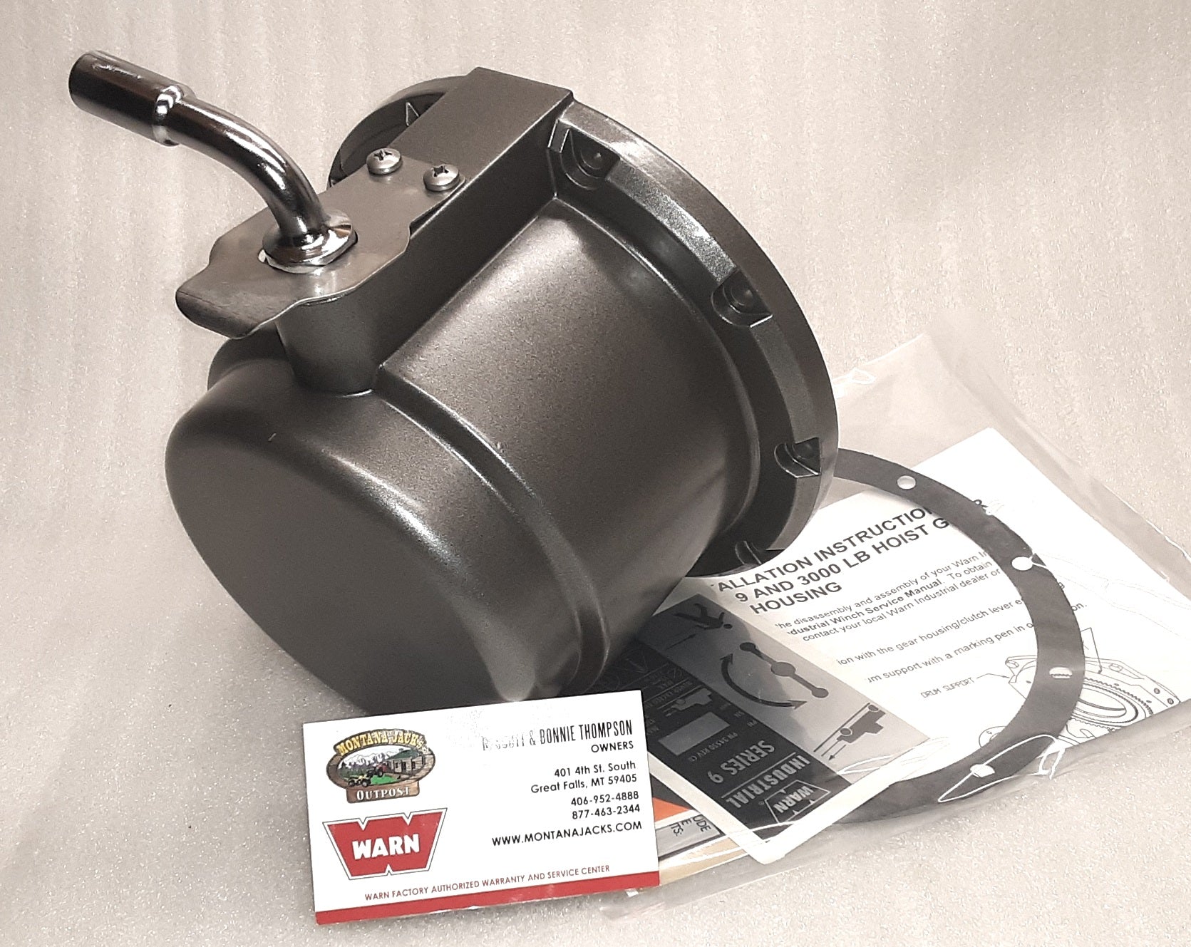 WARN 62809 Gear Housing Assembly for Series 9 Industrial Winch