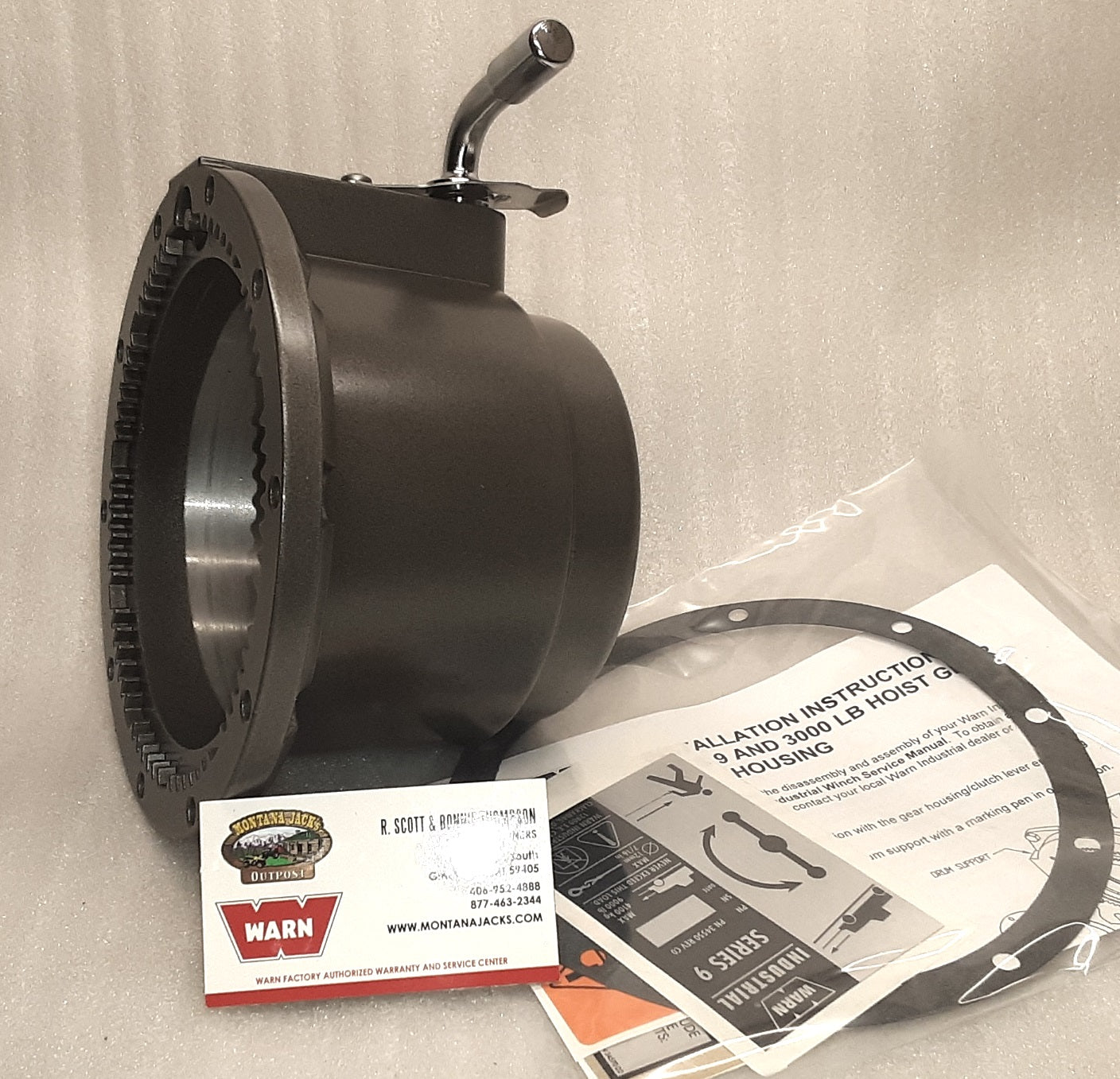 WARN 62809 Gear Housing Assembly for Series 9 Industrial Winch