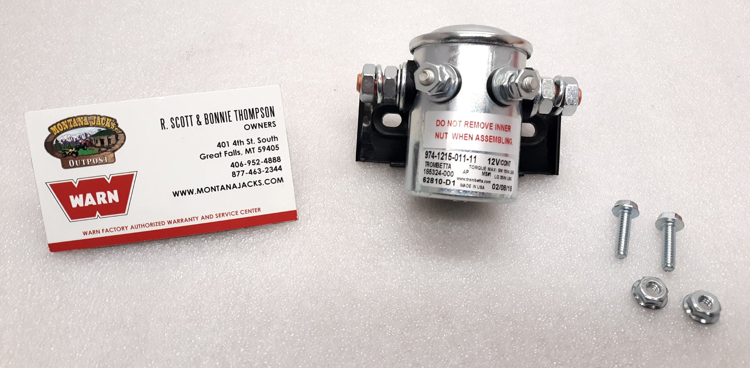 WARN 62871 12 Volt Solenoid Switch for Warn A2000 lb. Winch