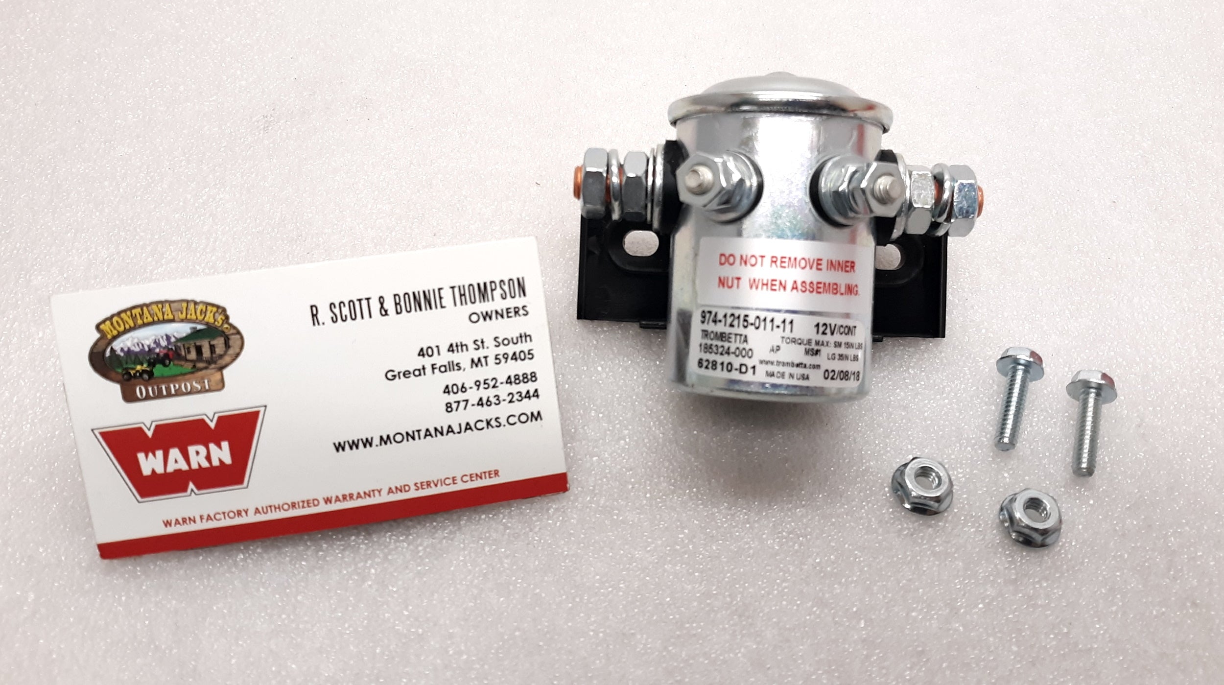 WARN 62871 12 Volt Solenoid Switch for Warn A2000 lb. Winch