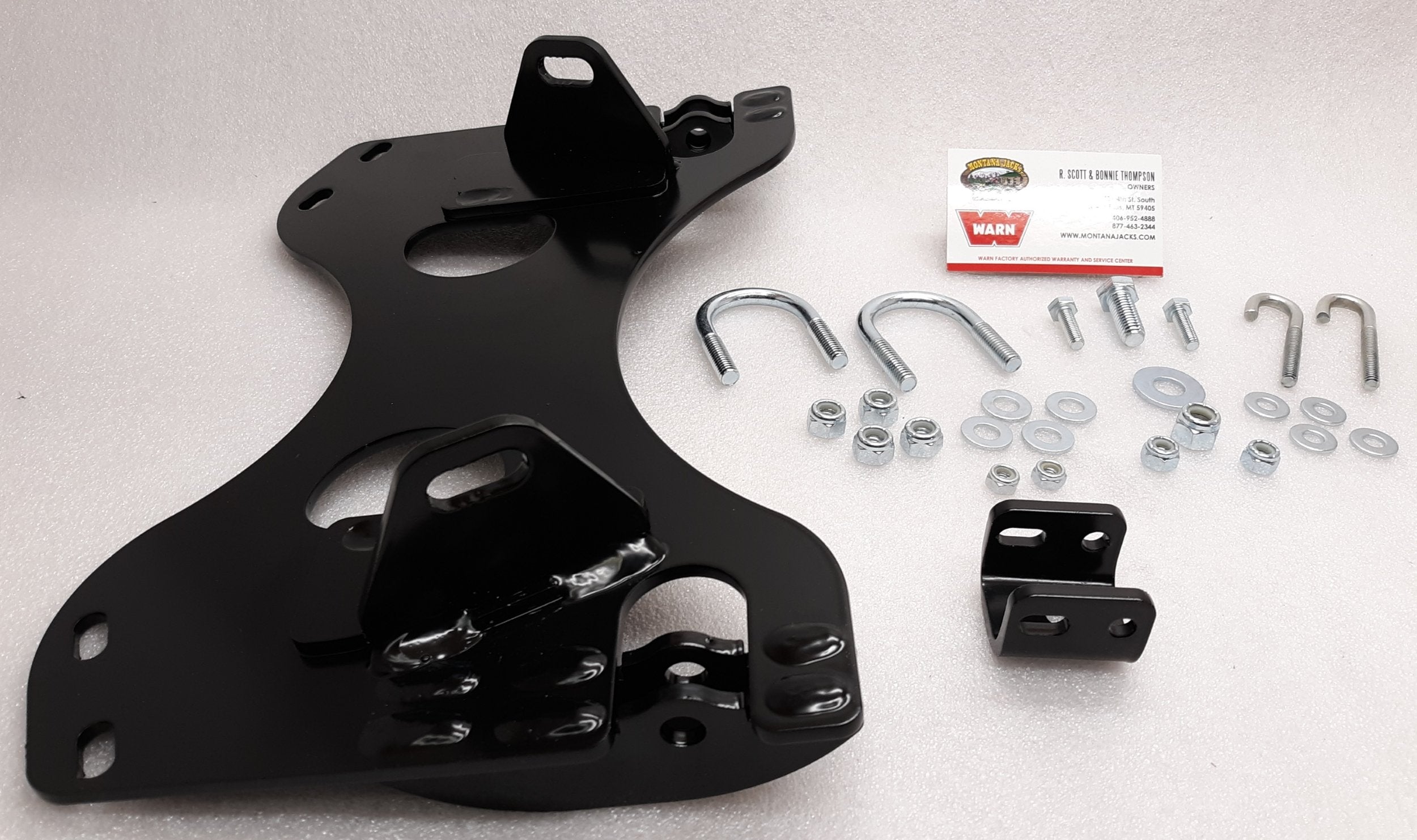 WARN 63840 ATV Center Plow Mount for Suzuki, 02-06 Eiger 400, 08