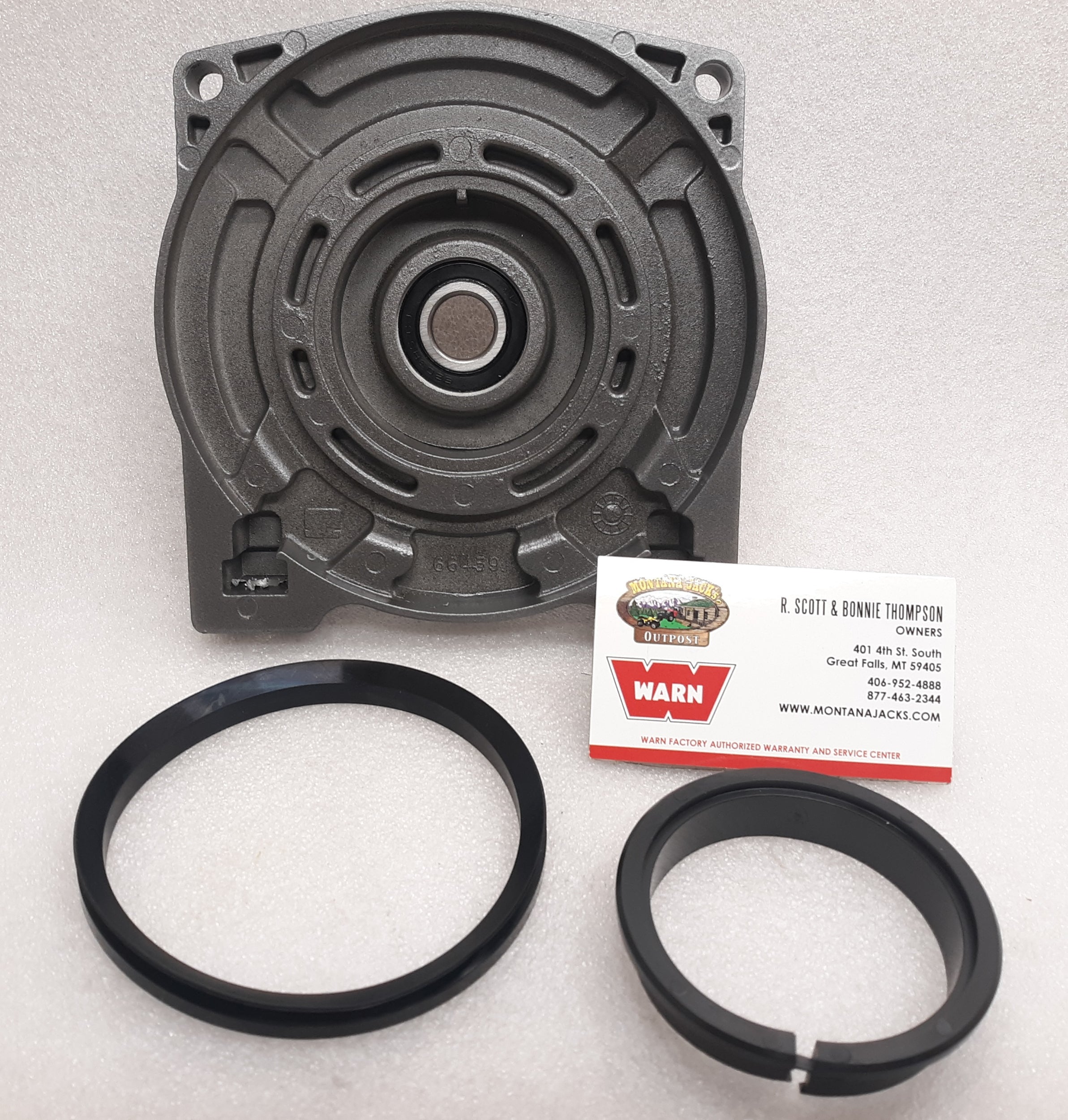 WARN 68607 Winch Drum Support Kit Motor End for 9.5xp, FREE