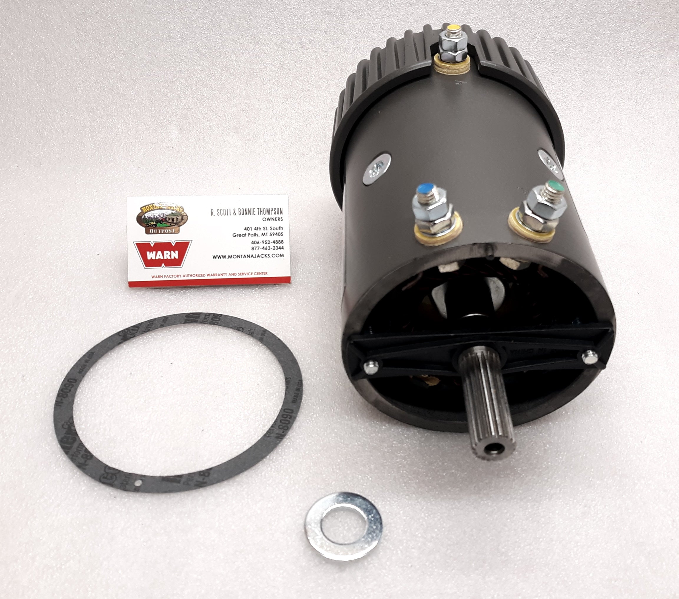 マル暴 WARN 68608 Winch Motor, 12v, 6hp, for 9.5xp, M8274-70 — Montana